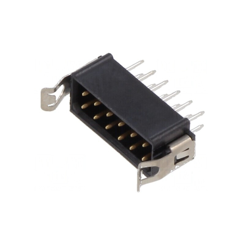 Conector PCB-cablu/PCB soclu tată PIN 12 Datamate L-Tek THT | Electronic-mag.ro | Componente Electronice