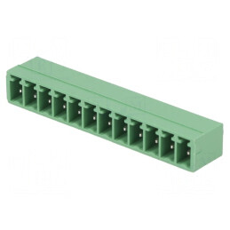 Regletă de conexiuni deconectabilă 12 piste 3,81mm drept | Electronic-mag.ro | Componente Electronice