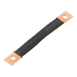 Trese bandă de împământare izolată 10mm² Ø1: 7mm Ø2: 7mm - cablu electric | Electronic-mag.ro | Componente Electronice