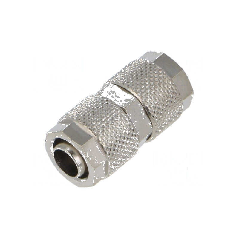 Îmbinare filetată inline, maxim 15bar, din alamă nichelată | Electronic-mag.ro | Componente Electronice