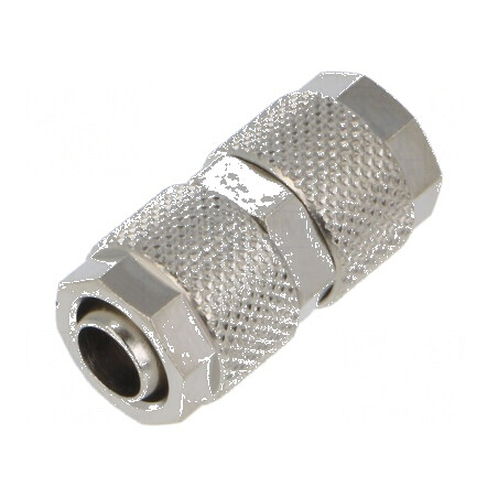 Îmbinare filetată inline, maxim 15bar, din alamă nichelată | Electronic-mag.ro | Componente Electronice