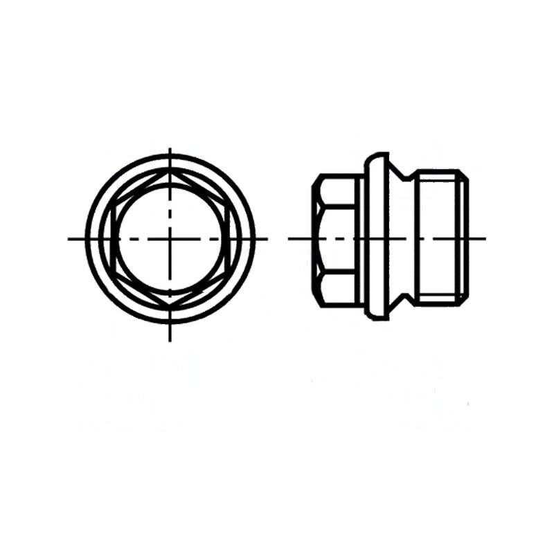 Dop filetat M12 1,5 Oţel A4 rezistent la acizi 13mm BN 1685 | Electronic-mag.ro | Componente Electronice