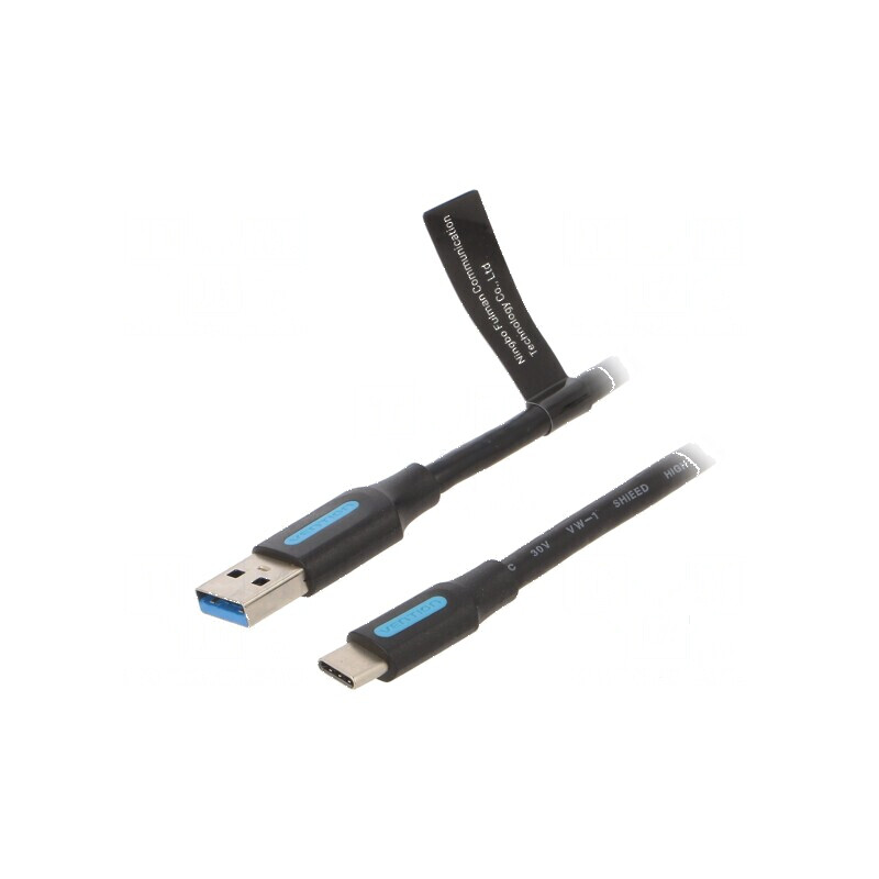 Cablu USB 3.0 A la C 1m negru PVC | Electronic-mag.ro | Componente Electronice Cablu USB 3.0 A la C 1m negru PVC | Electronic-mag.ro | Componente Electronice