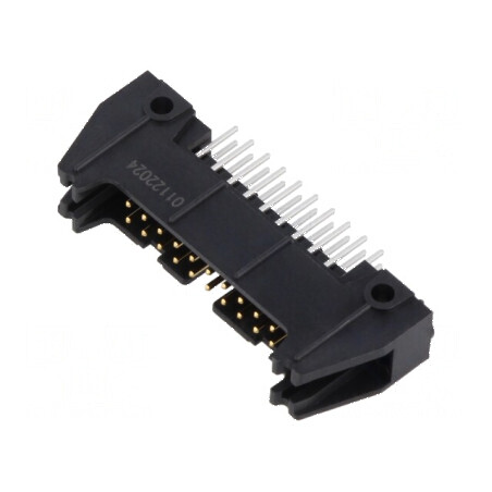 Conector IDC soclu tată 20 PIN THT aurit 5A 2,54mm | Electronic-mag.ro | Componente Electronice