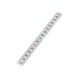 Mini-riglă autoadezivă cu cifre ordonate vertical, 11mm, plastic | Electronic-mag.ro | Componente Electronice