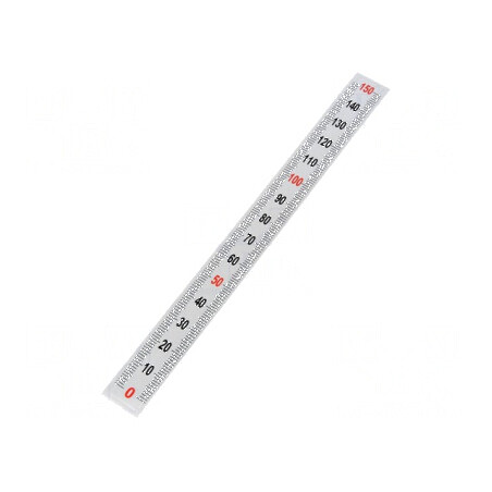 Mini-riglă autoadezivă cu cifre ordonate vertical, 11mm, plastic | Electronic-mag.ro | Componente Electronice