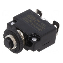 Siguranţă termică 15A 125V 250V 32VDC 50VDC Imax 1kA | Electronic-mag.ro | Componente Electronice