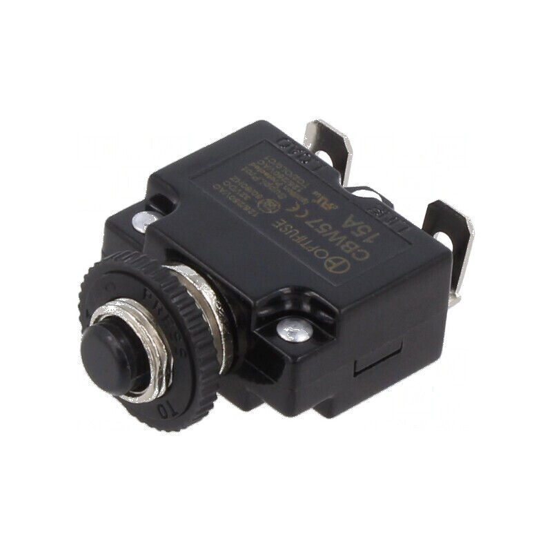 Siguranţă termică 15A 125V 250V 32VDC 50VDC Imax 1kA | Electronic-mag.ro | Componente Electronice