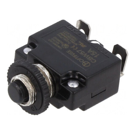 Siguranţă termică 15A 125V 250V 32VDC 50VDC Imax 1kA | Electronic-mag.ro | Componente Electronice