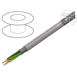 Cablu UNITRONIC® LiHCH 4x1mm2 PO gri-bej 250V fără halogen | Electronic-mag.ro | Componente Electronice