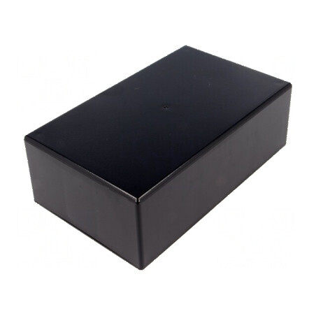 Carcasă universală ABS neagră 95,5mm x 157,8mm x 53mm | Electronic-mag.ro | Componente Electronice