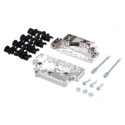 Carcasă pentru conectori D-Sub 37pin și D-Sub HD 62pin | Electronic-mag.ro | Componente Electronice