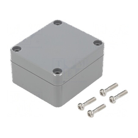 Carcasă universală ABS gri deschis IP68 58mm x 64mm x 35mm | Electronic-mag.ro | Componente Electronice