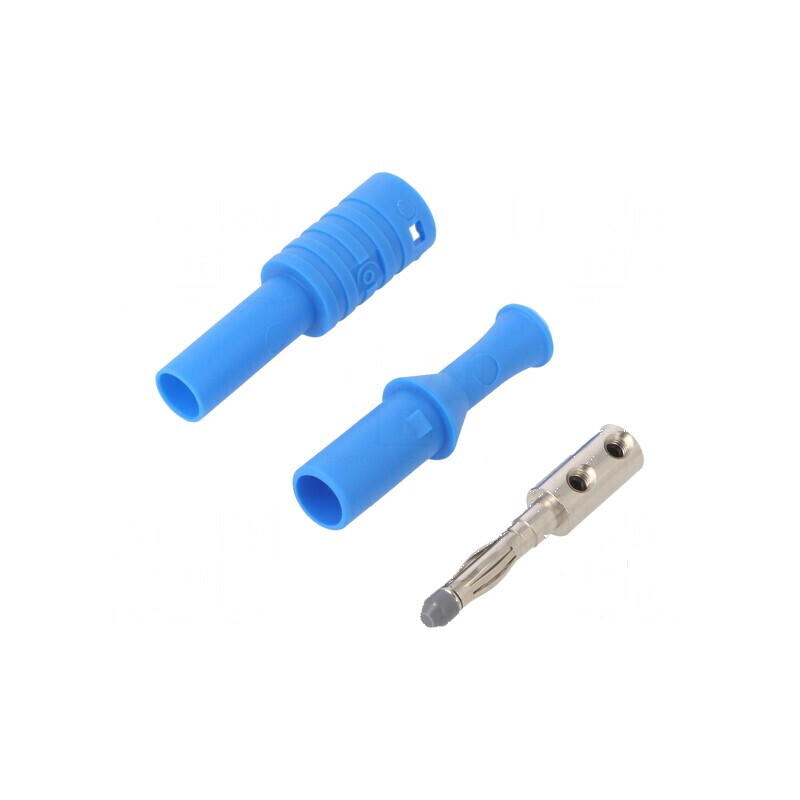 Conector banană 4mm 36A 1kVAC albastru cu izolație 63mm | Electronic-mag.ro | Componente Electronice Conector banană 4mm 36A 1kVAC albastru cu izolație 63mm | Electronic-mag.ro | Componente Electronice