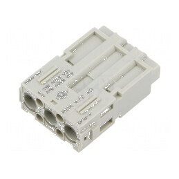 Conector HDC MIXO PIN 3, 40A, 600V - inserturi de contact tată | Electronic-mag.ro | Componente Electronice