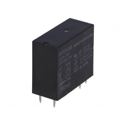 Releu electromagnetic DPST-NO 24VDC, 4A max | Electronic-mag.ro | Componente Electronice