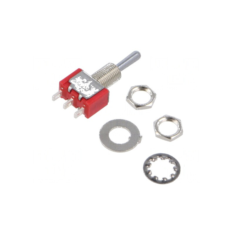 Comutator basculant Poz 3 SP3T ON-OFF-ON 2A/250VAC 5A/28VDC | Electronic-mag.ro | Componente Electronice Comutator basculant Poz 3 SP3T ON-OFF-ON 2A/250VAC 5A/28VDC | Electronic-mag.ro | Componente Electronice