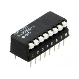 Comutator DIP-SWITCH 8 Secțiuni OFF-ON 2 -55÷105°C | Electronic-mag.ro | Componente Electronice