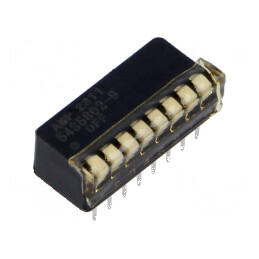 Comutator DIP-SWITCH 8 Secțiuni OFF-ON 2 Poziții Temperatură -55÷105°C | Electronic-mag.ro | Componente Electronice