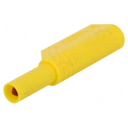 Conector banană 4mm 24A 1kVDC galben 0,5-2,5mm2 | Electronic-mag.ro | Componente Electronice