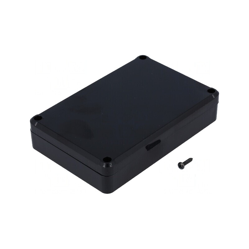Carcasă universală ABS neagră 80mm x 120mm x 27,5mm | Electronic-mag.ro | Componente Electronice Carcasă universală ABS neagră 80mm x 120mm x 27,5mm | Electronic-mag.ro | Componente Electronice