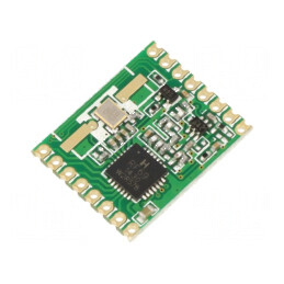 Modul RF emiţător-receptor FM FSK 868MHz SPI 1,8-3,6VDC SMD | Electronic-mag.ro | Componente Electronice