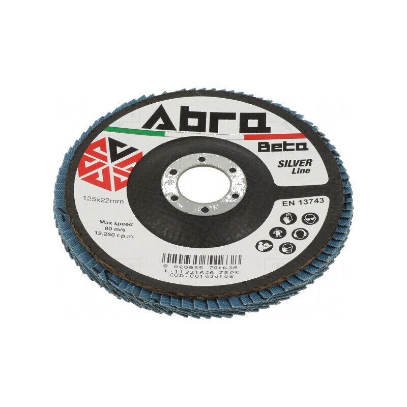 Disc de șlefuit cu lambouri 125mm, orificiu 22,23mm | Electronic-mag.ro | Componente Electronice Disc de șlefuit cu lambouri 125mm, orificiu 22,23mm | Electronic-mag.ro | Componente Electronice