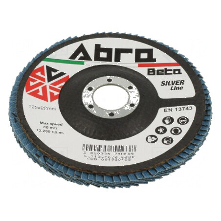 Disc de șlefuit cu lambouri 125mm, orificiu 22,23mm | Electronic-mag.ro | Componente Electronice