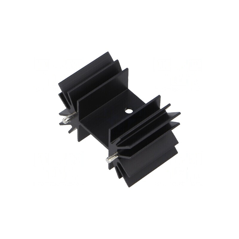 Radiator extrudat H TO218 TO220 TOP3 negru 25,4mm x 42mm | Electronic-mag.ro | Componente Electronice Radiator extrudat H TO218 TO220 TOP3 negru 25,4mm x 42mm | Electronic-mag.ro | Componente Electronice