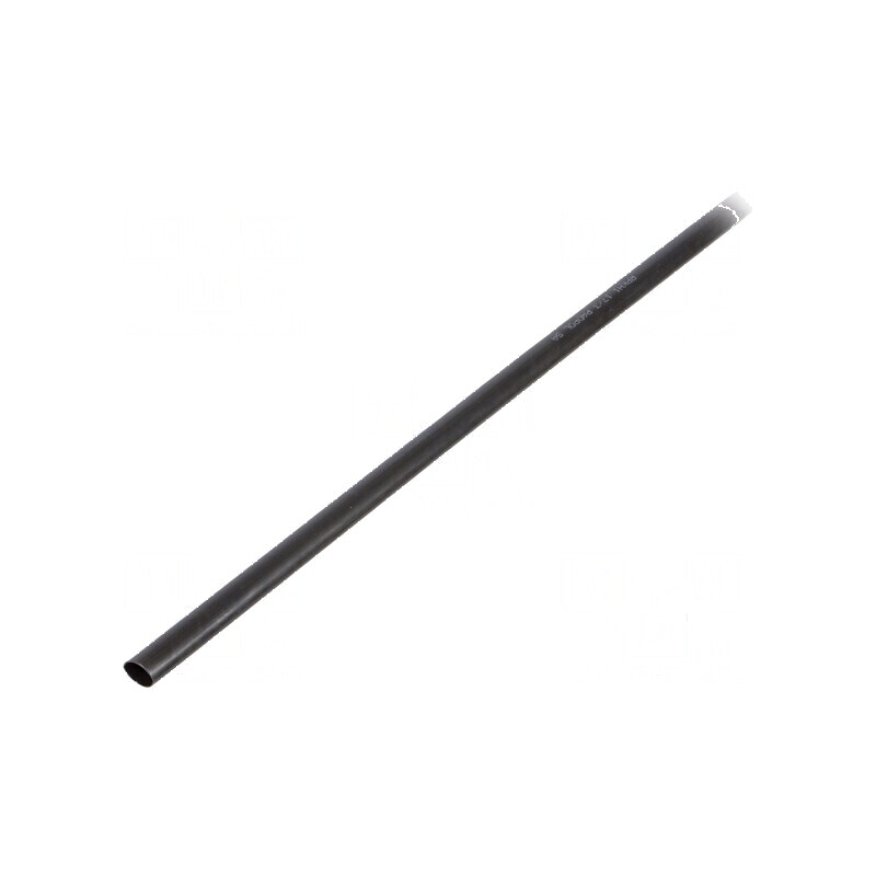 Manșon termocontractabil negru 17mm, lungime 1m, cu adeziv 3:1 | Electronic-mag.ro | Componente Electronice