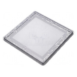 Feronerie feronerie policarbonat 118x118x11mm | Electronic-mag.ro | Componente Electronice