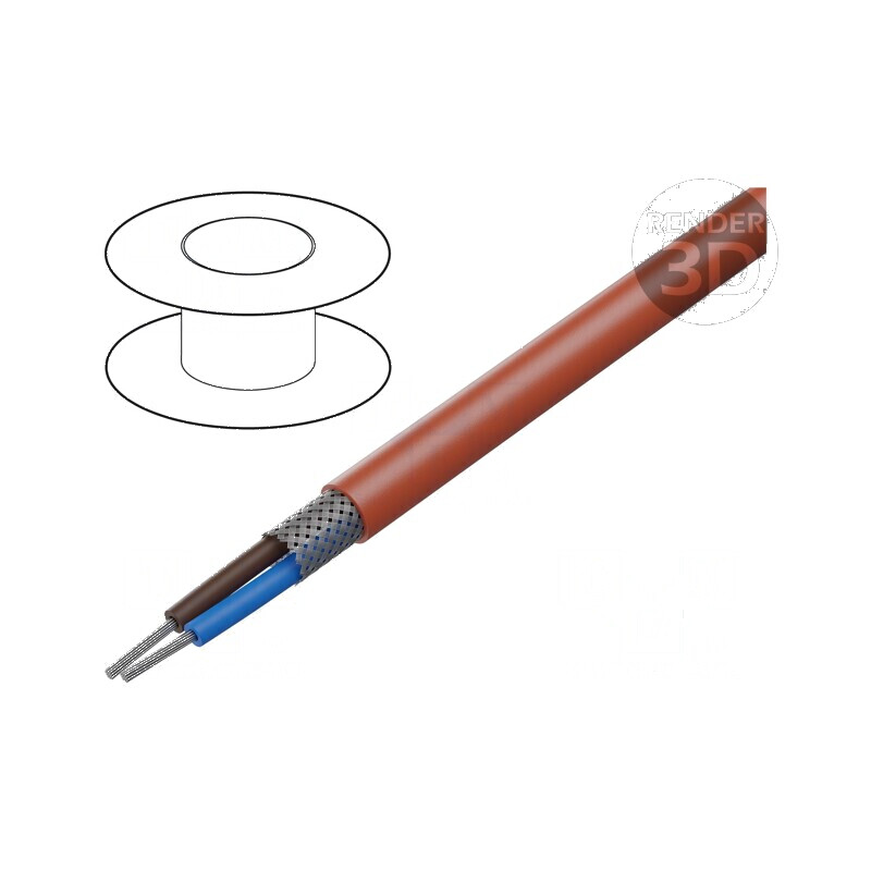 Cablu SiHF C 2x0,75mm2 Cu litat silicon roșu -60° până la 180°C | Electronic-mag.ro | Componente Electronice Cablu SiHF C 2x0,75mm2 Cu litat silicon roșu -60° până la 180°C | Electronic-mag.ro | Componente Electronice