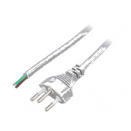 Cablu 3x1mm² SEV-1011 J mufă PVC 1,8m gri 10A 250V | Electronic-mag.ro | Componente Electronice