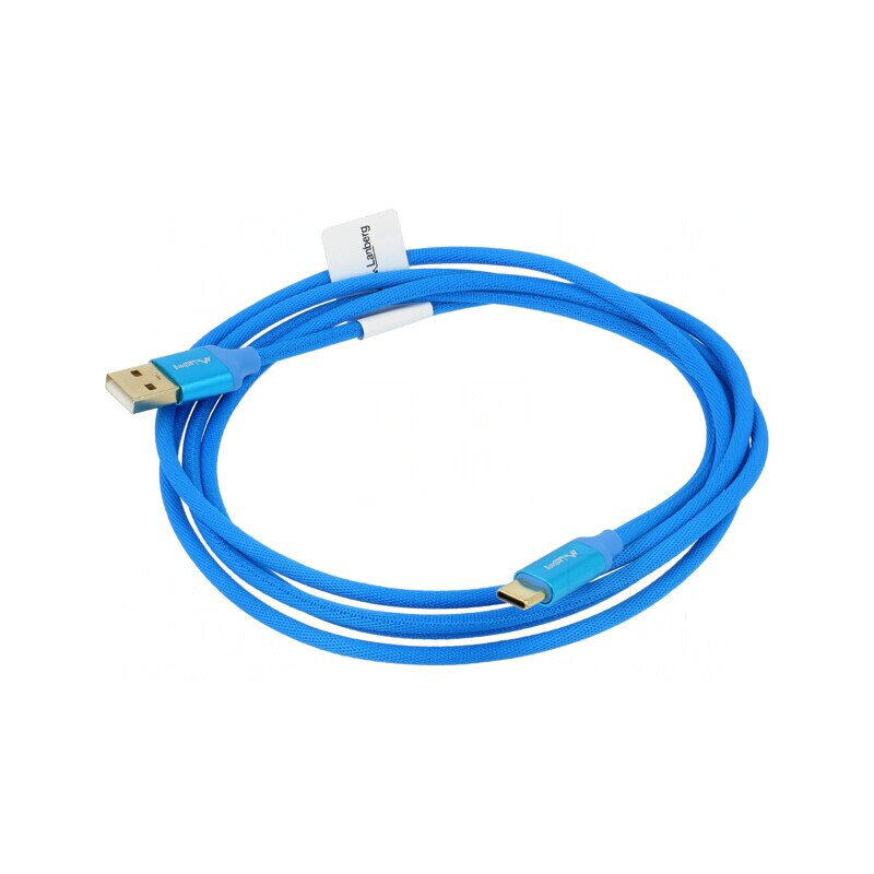 Cablu USB 2.0 A la C, 1,8m, aurit, albastru | Electronic-mag.ro | Componente Electronice Cablu USB 2.0 A la C, 1,8m, aurit, albastru | Electronic-mag.ro | Componente Electronice