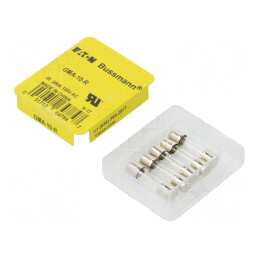 Siguranţă ardere rapidă 10A 125VAC 5x20mm alamă | Electronic-mag.ro | Componente Electronice