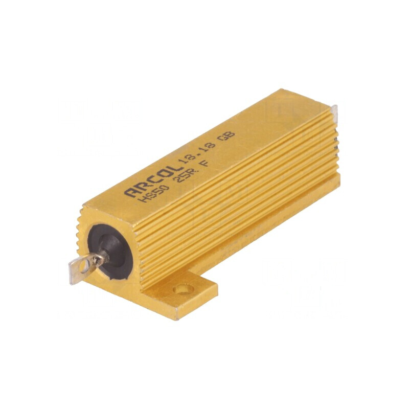 Rezistor bobinat 25Ω 50W cu radiator pentru lipit ±1% | Electronic-mag.ro | Componente Electronice Rezistor bobinat 25Ω 50W cu radiator pentru lipit ±1% | Electronic-mag.ro | Componente Electronice