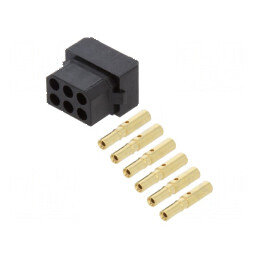 Conector cablu-cablu/PCB mufă mamă PIN 6 Datamate L-Tek 800V | Electronic-mag.ro | Componente Electronice