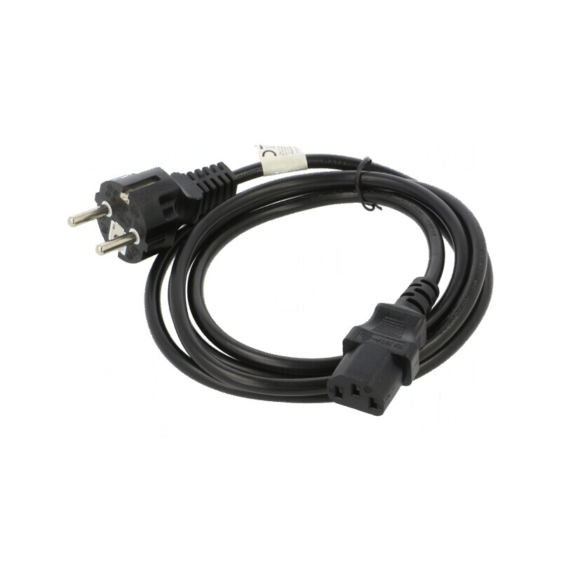 Cablu CEE 7/7 mufă IEC C13 mamă PVC 1,8m negru | Electronic-mag.ro | Componente Electronice Cablu CEE 7/7 mufă IEC C13 mamă PVC 1,8m negru | Electronic-mag.ro | Componente Electronice