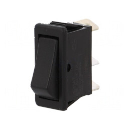 Rocker SPDT ON-ON 16A/250VAC negru | Electronic-mag.ro | Componente Electronice