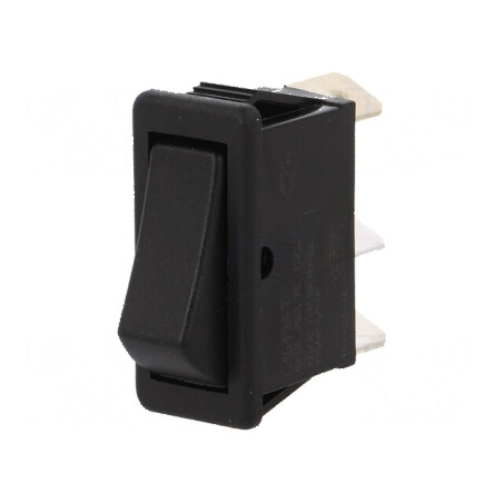 Rocker SPDT ON-ON 16A/250VAC negru | Electronic-mag.ro | Componente Electronice