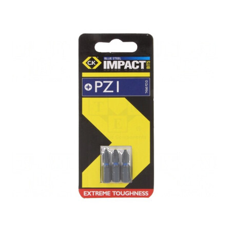Capăt șurubelniță Pozidriv PZ1 25mm 3buc. | Electronic-mag.ro | Componente Electronice