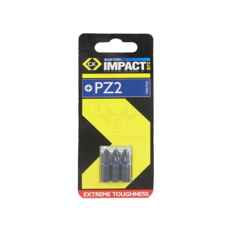 Capăt şurubelniţă Pozidriv® PZ2 25mm 3buc. | Electronic-mag.ro | Componente Electronice
