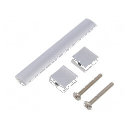 Suport aluminiu naturală 30,5mm H, 116mm L, 15,5mm W cu manetă | Electronic-mag.ro | Componente Electronice