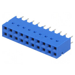 Conector PCB-PCB soclu mamă Dubox 2,54mm 20 PIN THT 2A FCI | Electronic-mag.ro | Componente Electronice