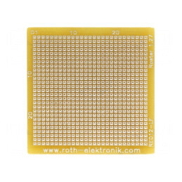 Placă universală singură faţă prototip 38,1mm x 39,17mm | Electronic-mag.ro | Componente Electronice