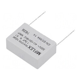 Condensator polipropilenă X1 1uF 41,5x28,5x16mm THT ±10% | Electronic-mag.ro | Componente Electronice