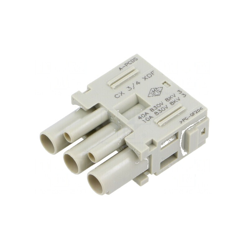 Conector HDC inserturi contact mamă MIXO PIN 3 40A 600V | Electronic-mag.ro | Componente Electronice