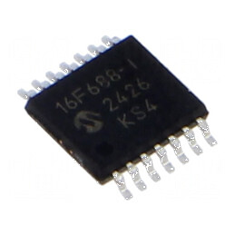 Microcontroler PIC 20MHz 7kB A/E/USART GPIO ICSP 2-5.5VDC | Electronic-mag.ro | Componente Electronice