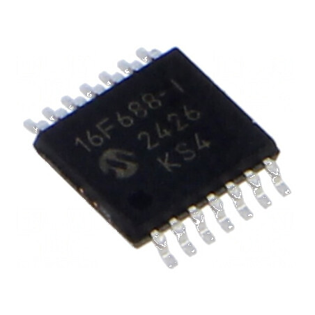 Microcontroler PIC 20MHz 7kB A/E/USART GPIO ICSP 2-5.5VDC | Electronic-mag.ro | Componente Electronice