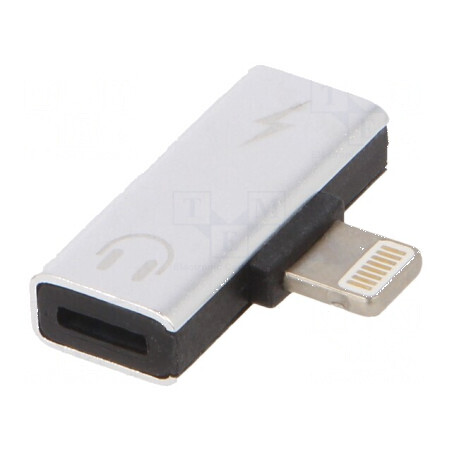 Adaptor Apple Lightning Dual Soclu x2, Mufă Lightning | Electronic-mag.ro | Componente Electronice